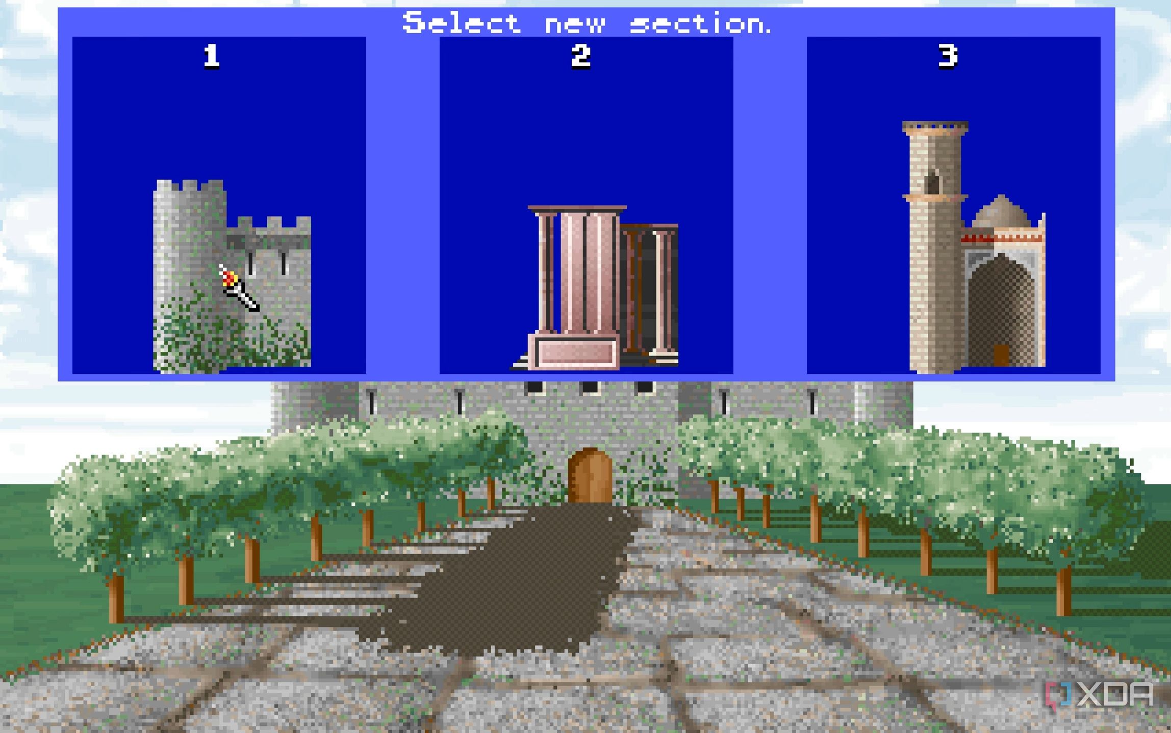 A screenshot from the 1991 game Sid Meier's Civilization.