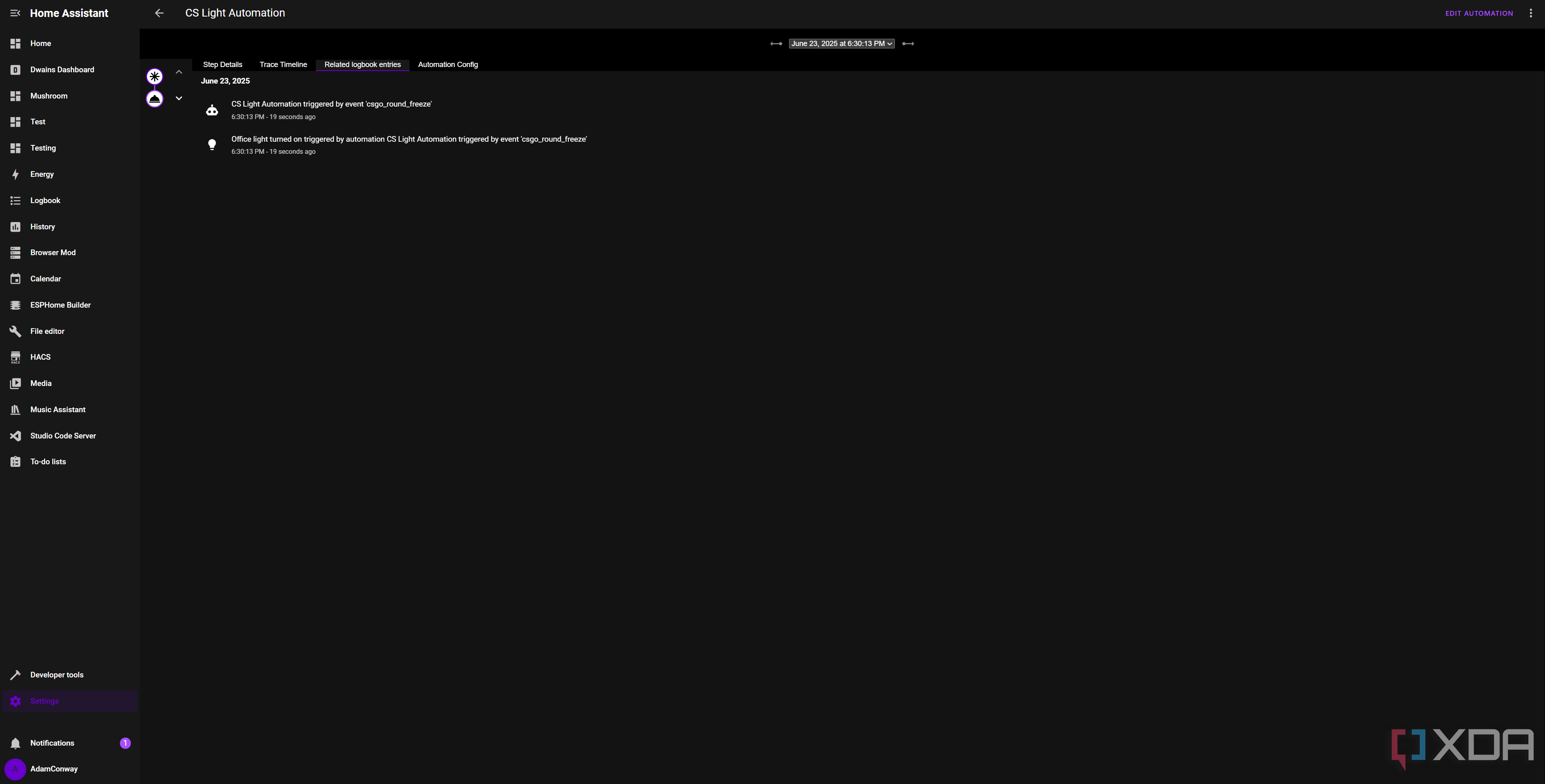 Counter-Strike Home Assistant integration