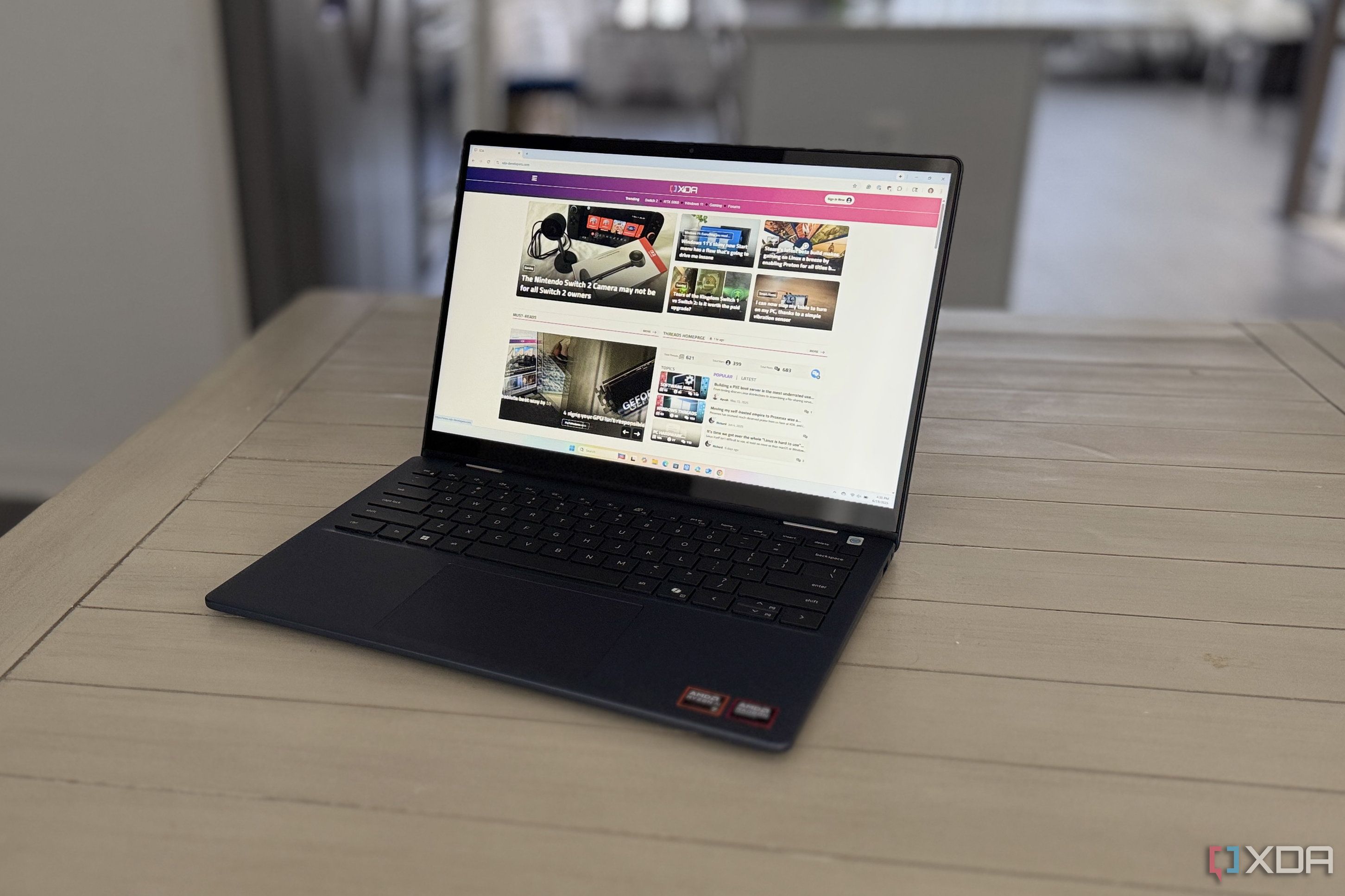 dell 14 plus 2-in-1 on table