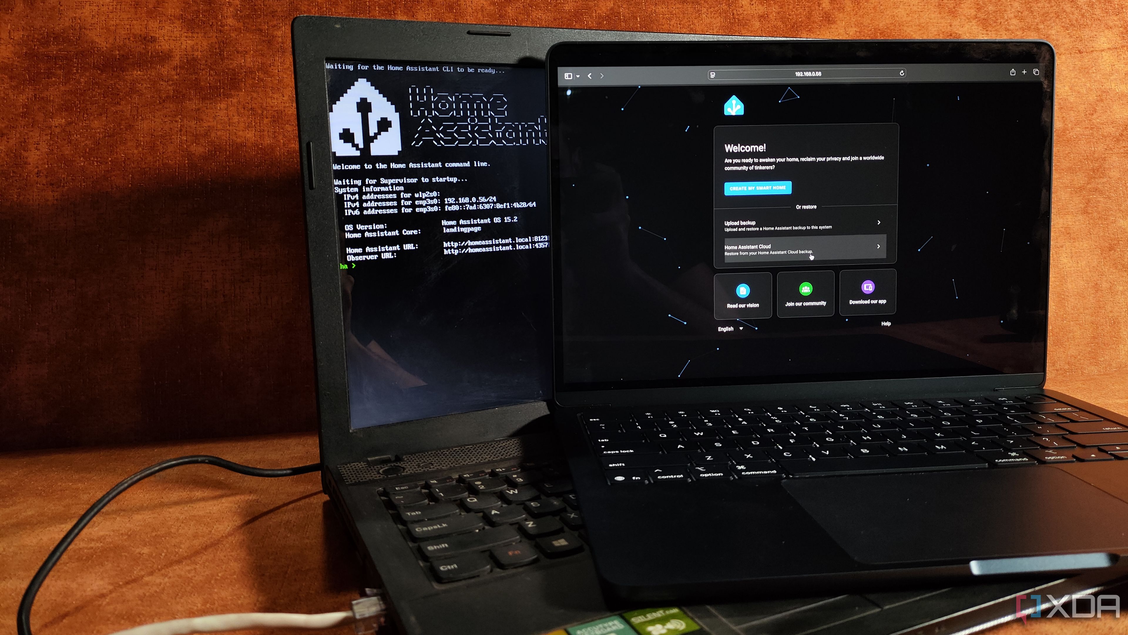 Running HASS on an old laptop