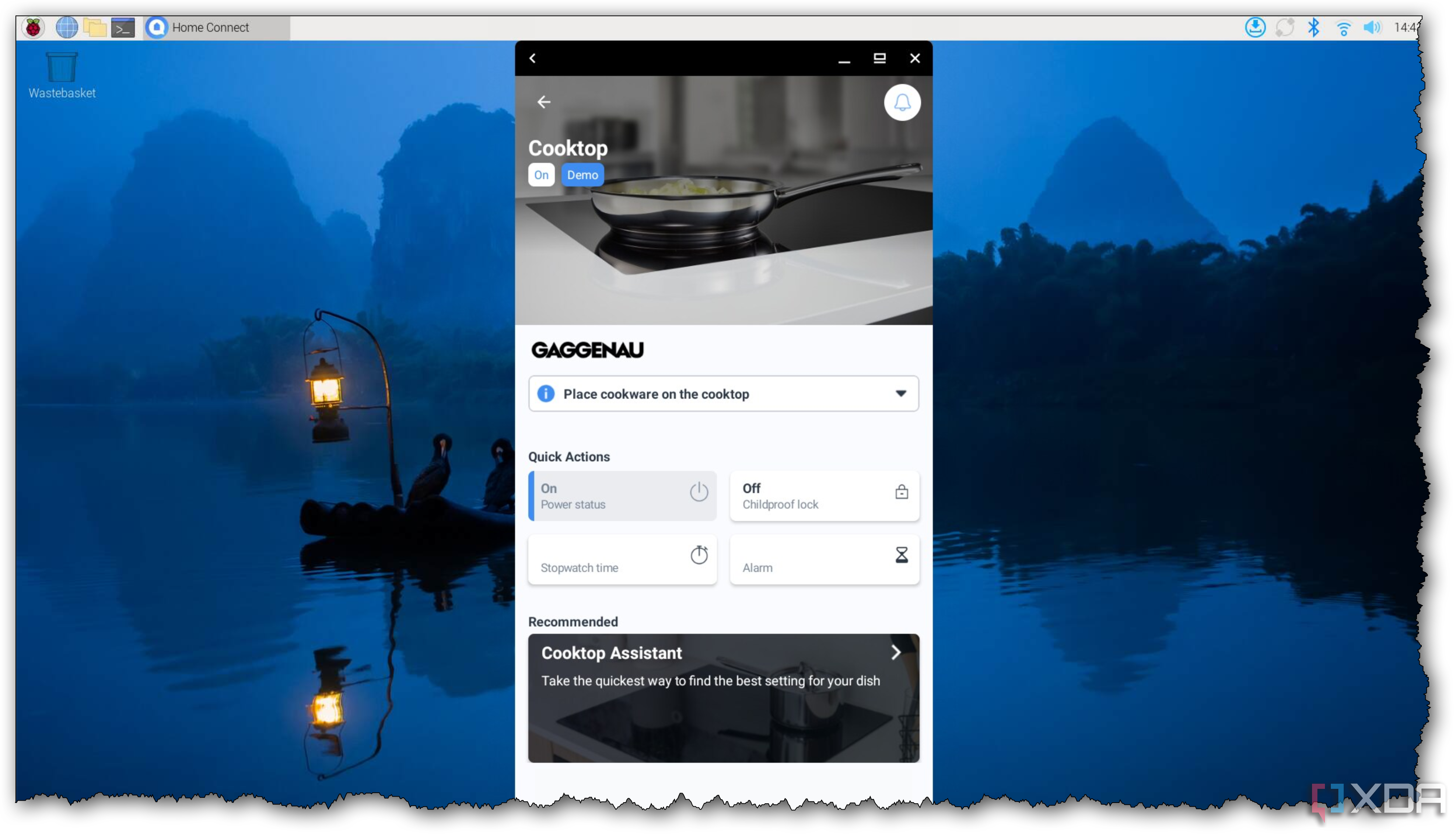 Home Connect Android app on Raspberry Pi