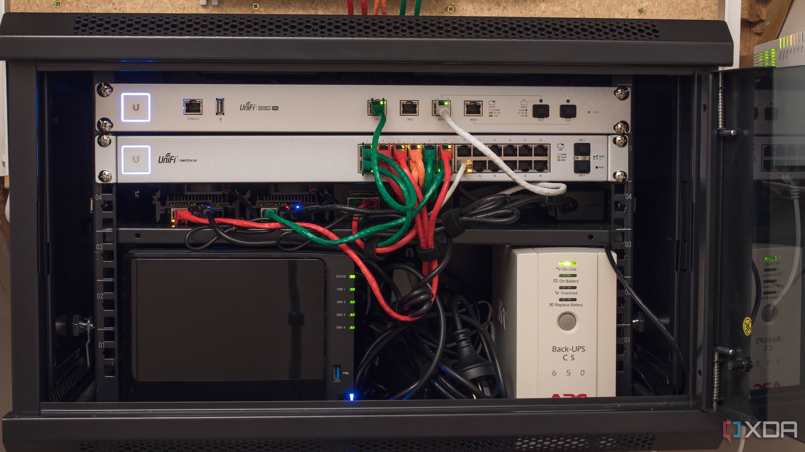 home lab server cabinet