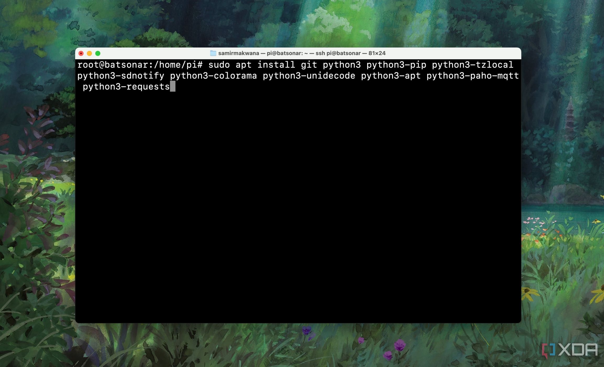 Instale dependencias de Python para MQTT2HA Daemon en terminal