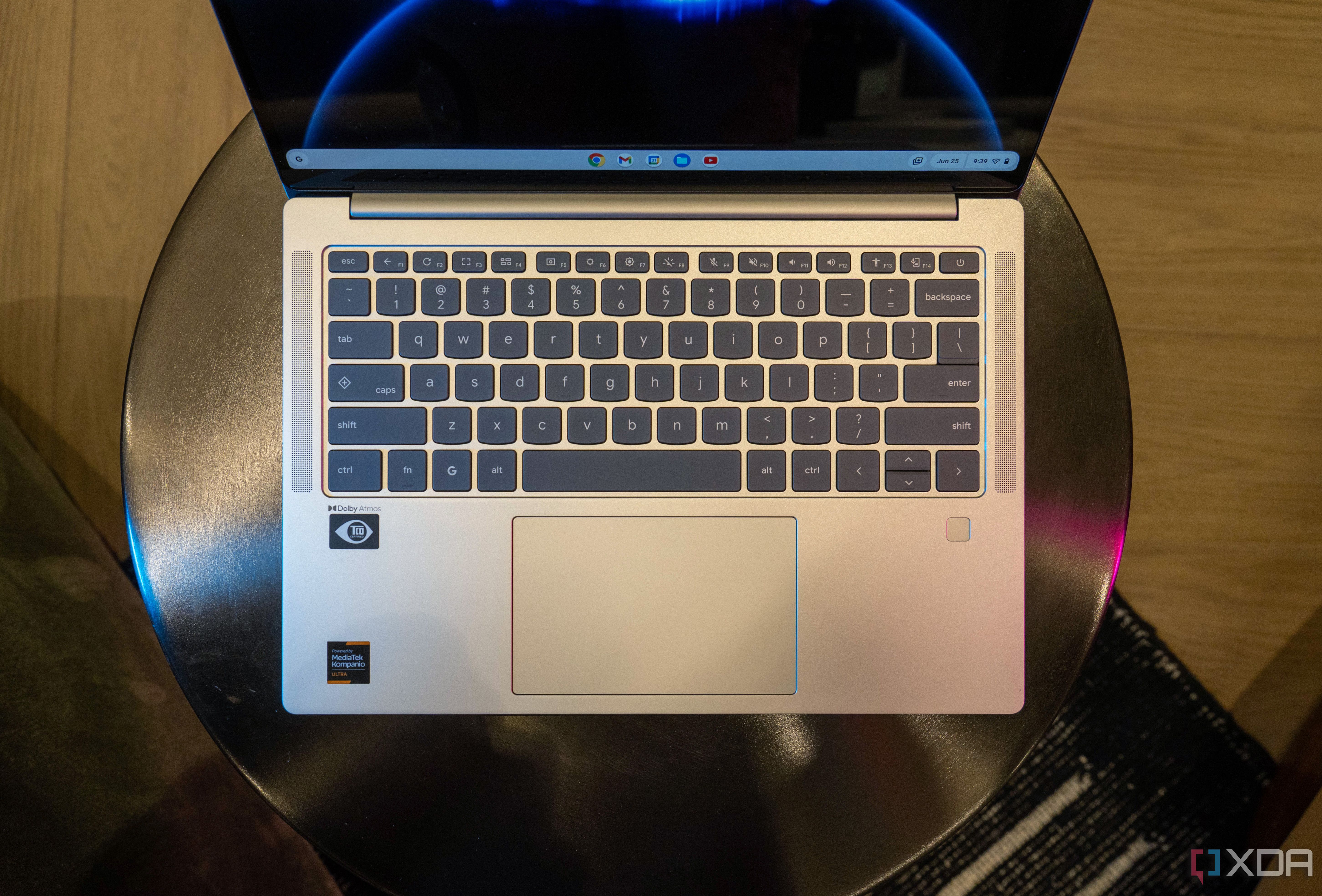 Lenovo Chromebook Plus' keyboard