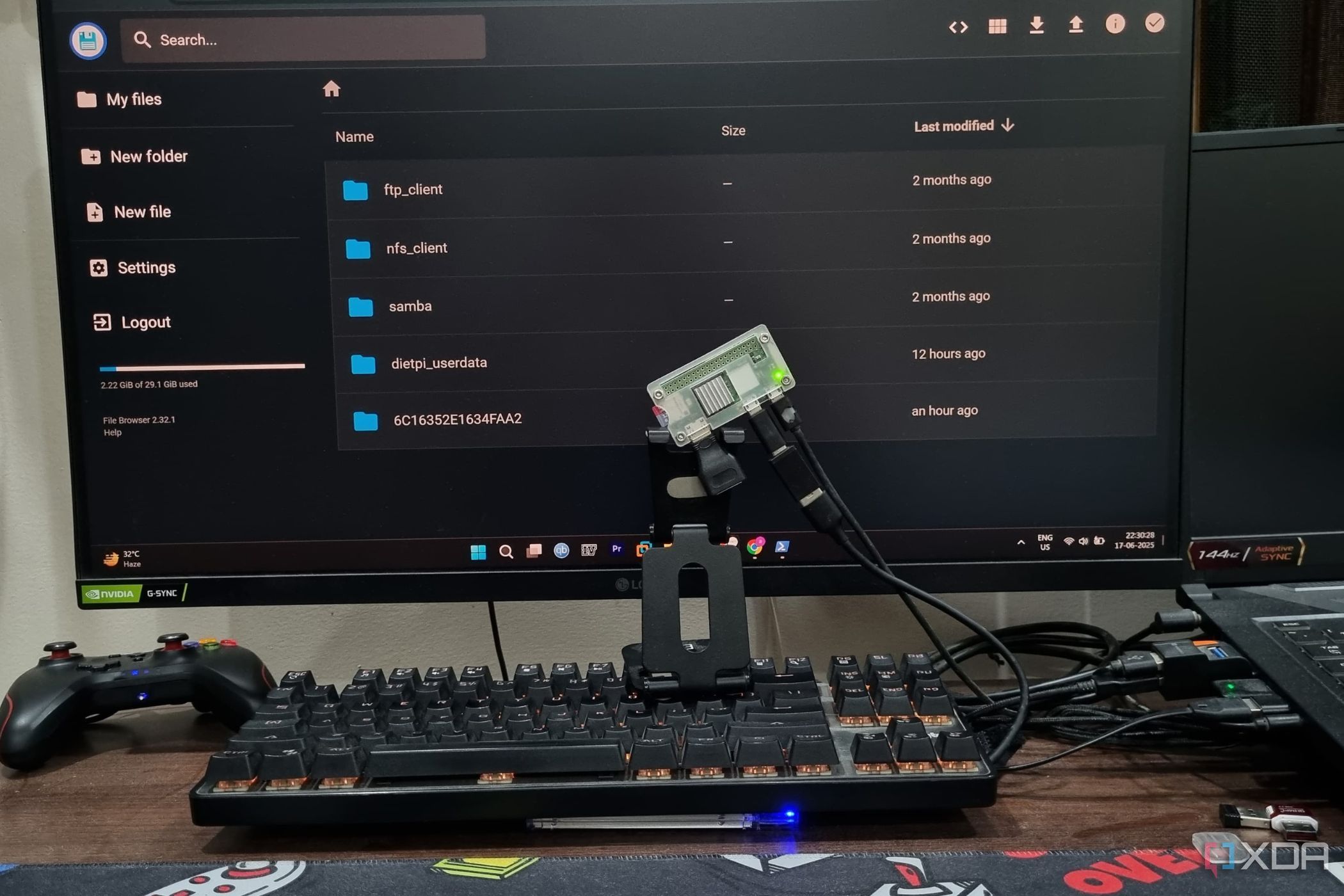 I tried File Browser on my Raspberry Pi and I regret not using it earlier