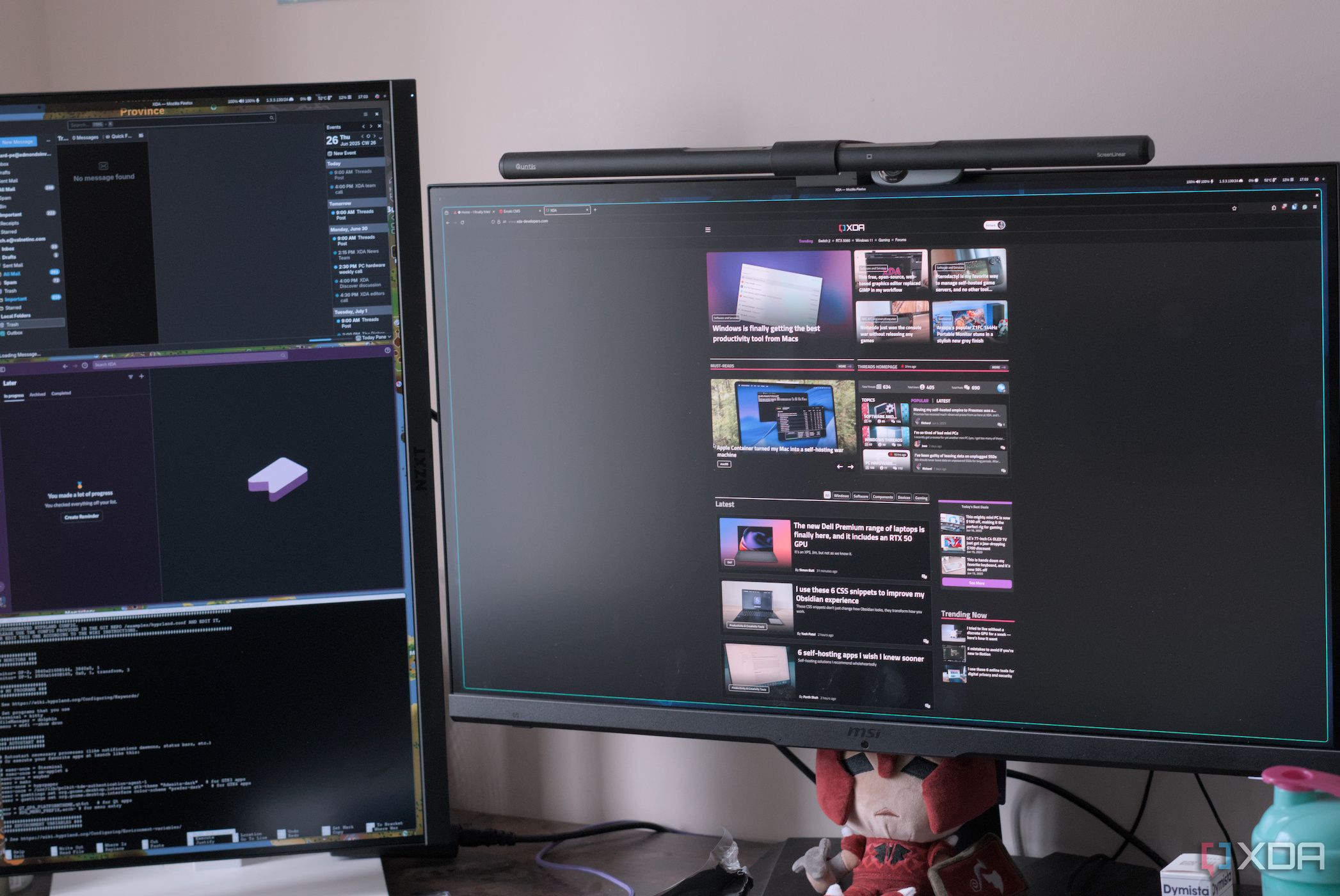I've finally tried a vertical monitor setup and I'm blown away