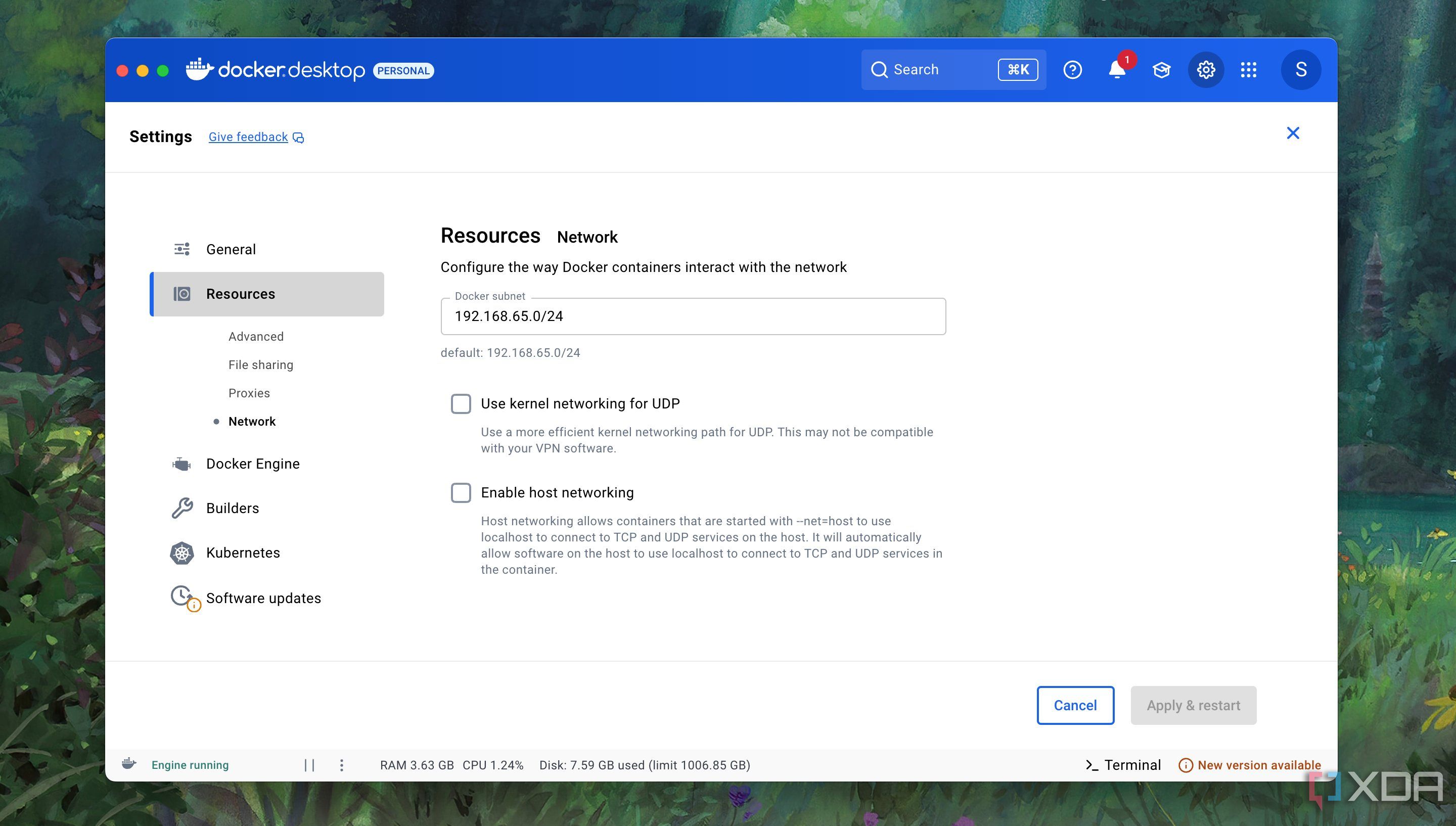 Networking of containers in Docker