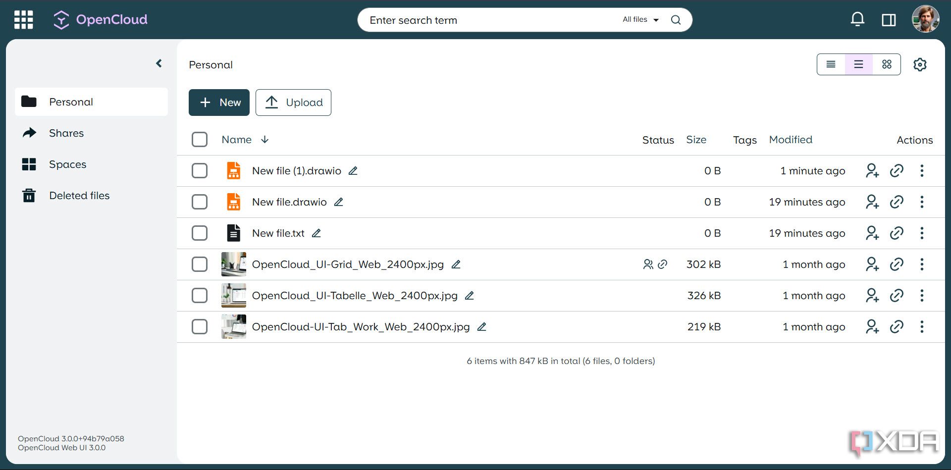 OpenCloud UI
