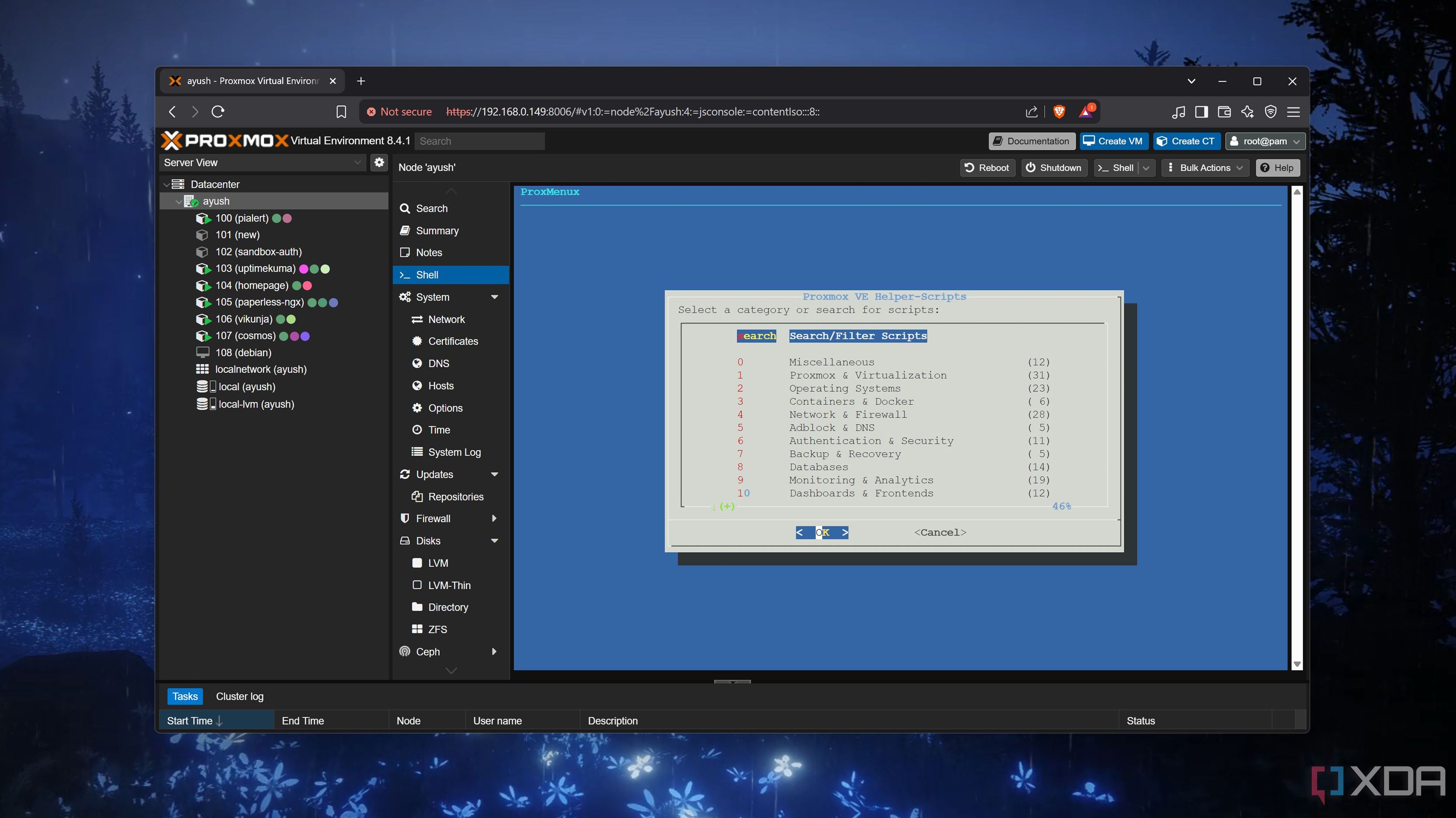 Accessing the VE Helper-Scripts repo via ProxMenux