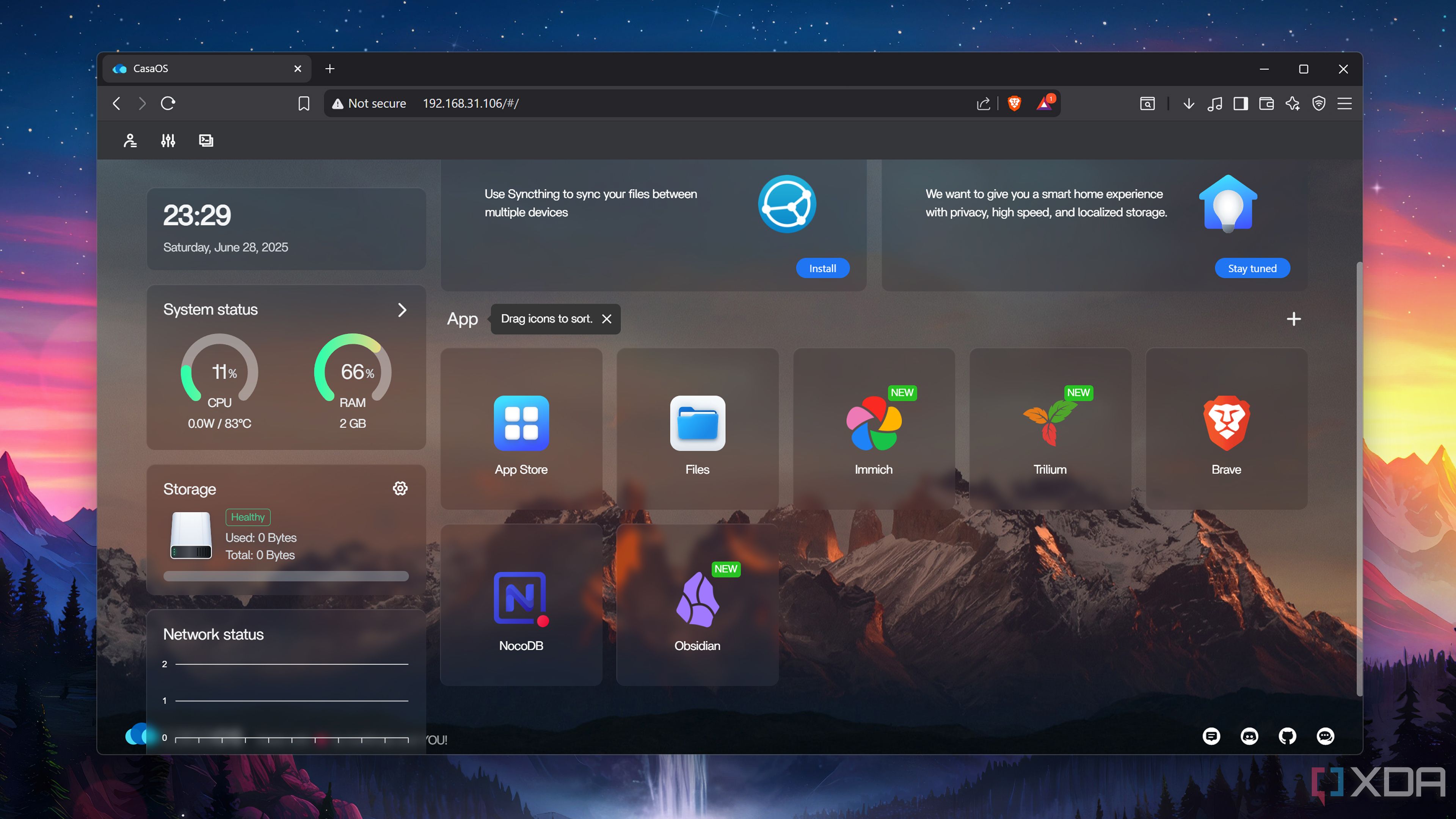 Deploying a couple of containers on CasaOS
