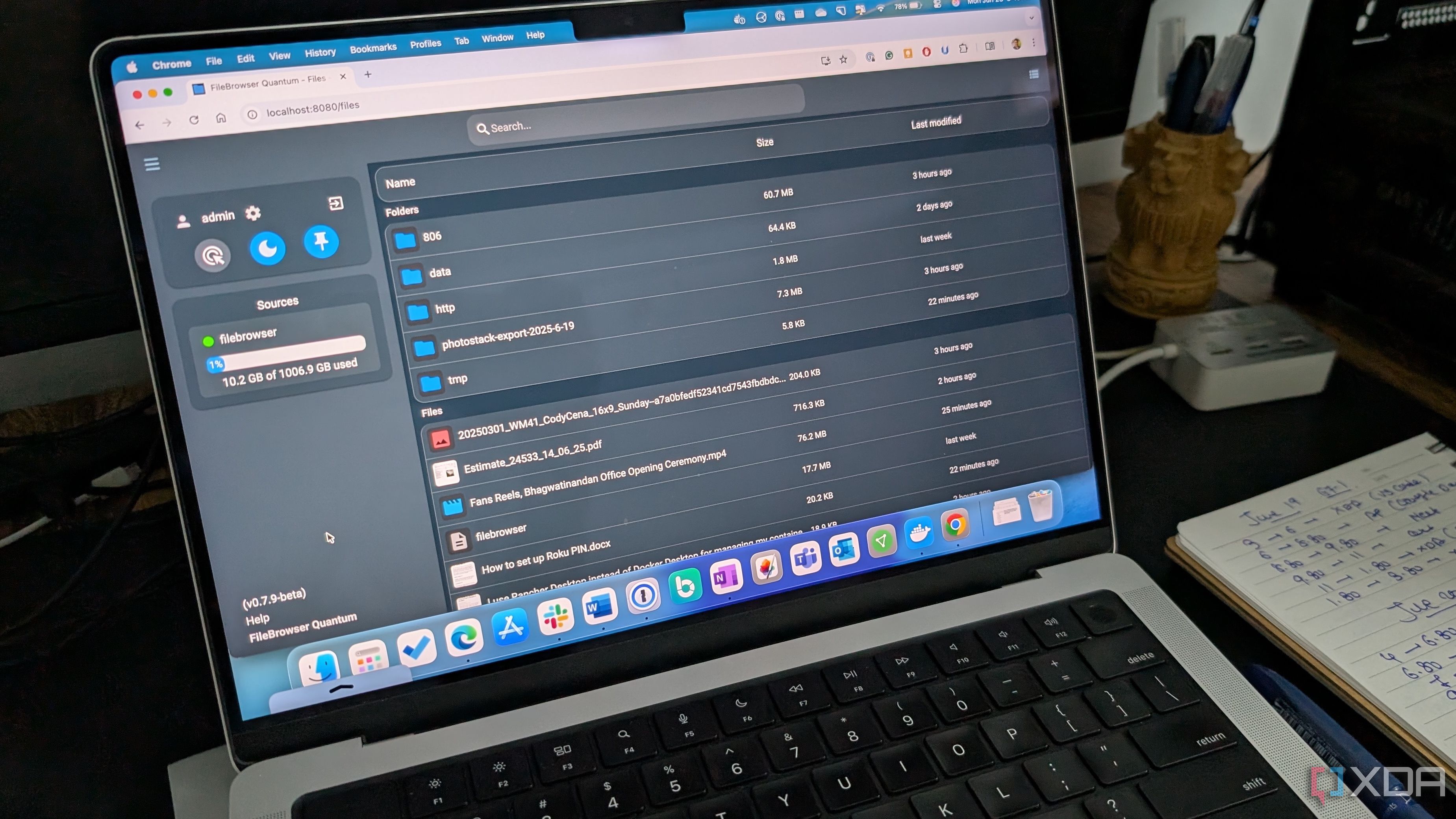 I self-hosted a free and open-source web-based file browser, and it's perfect for managing my other tools