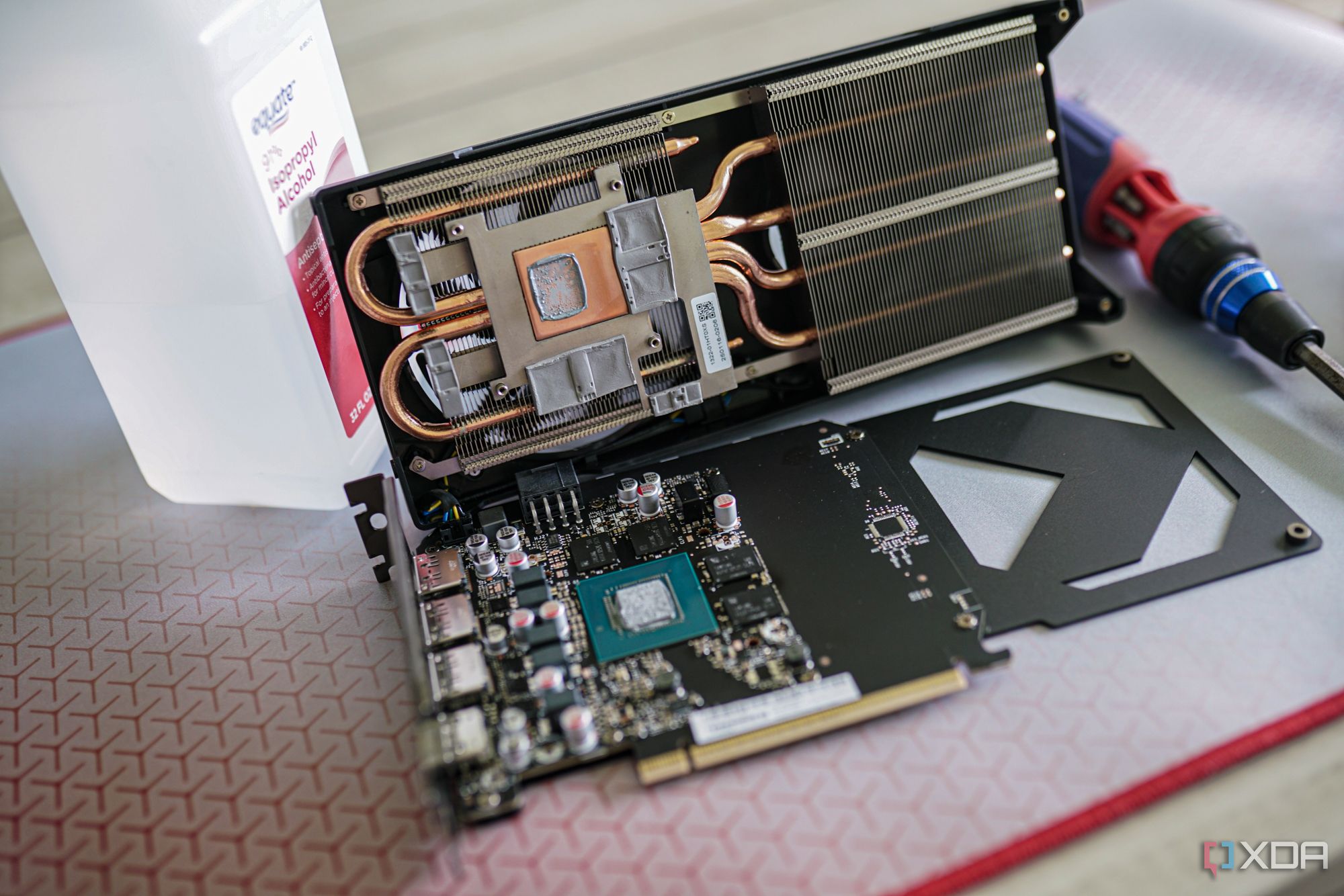 I finally replaced the thermal paste on my graphics card, and I should've done it sooner