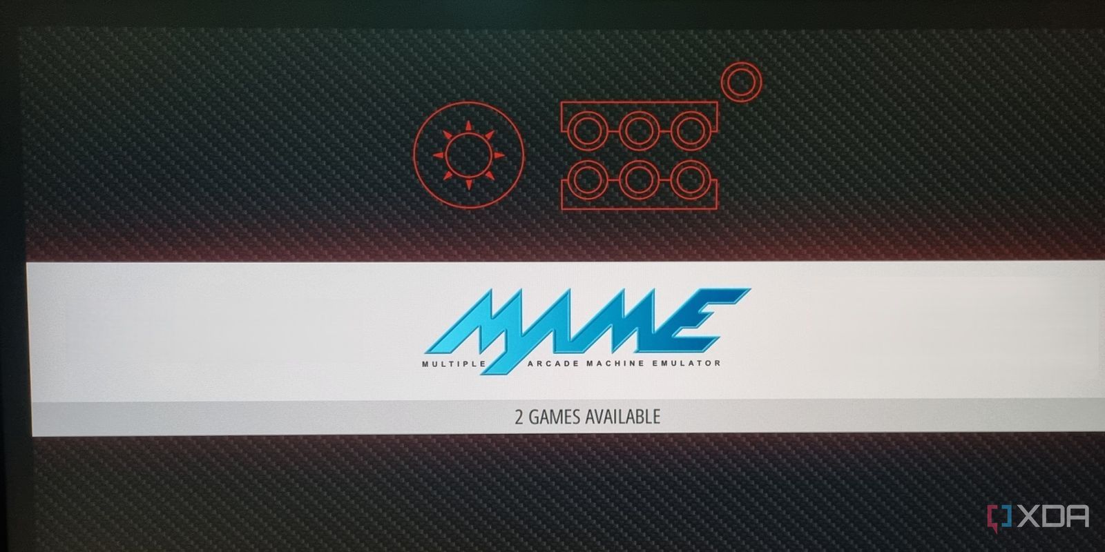 photo of retropie emulator selector page