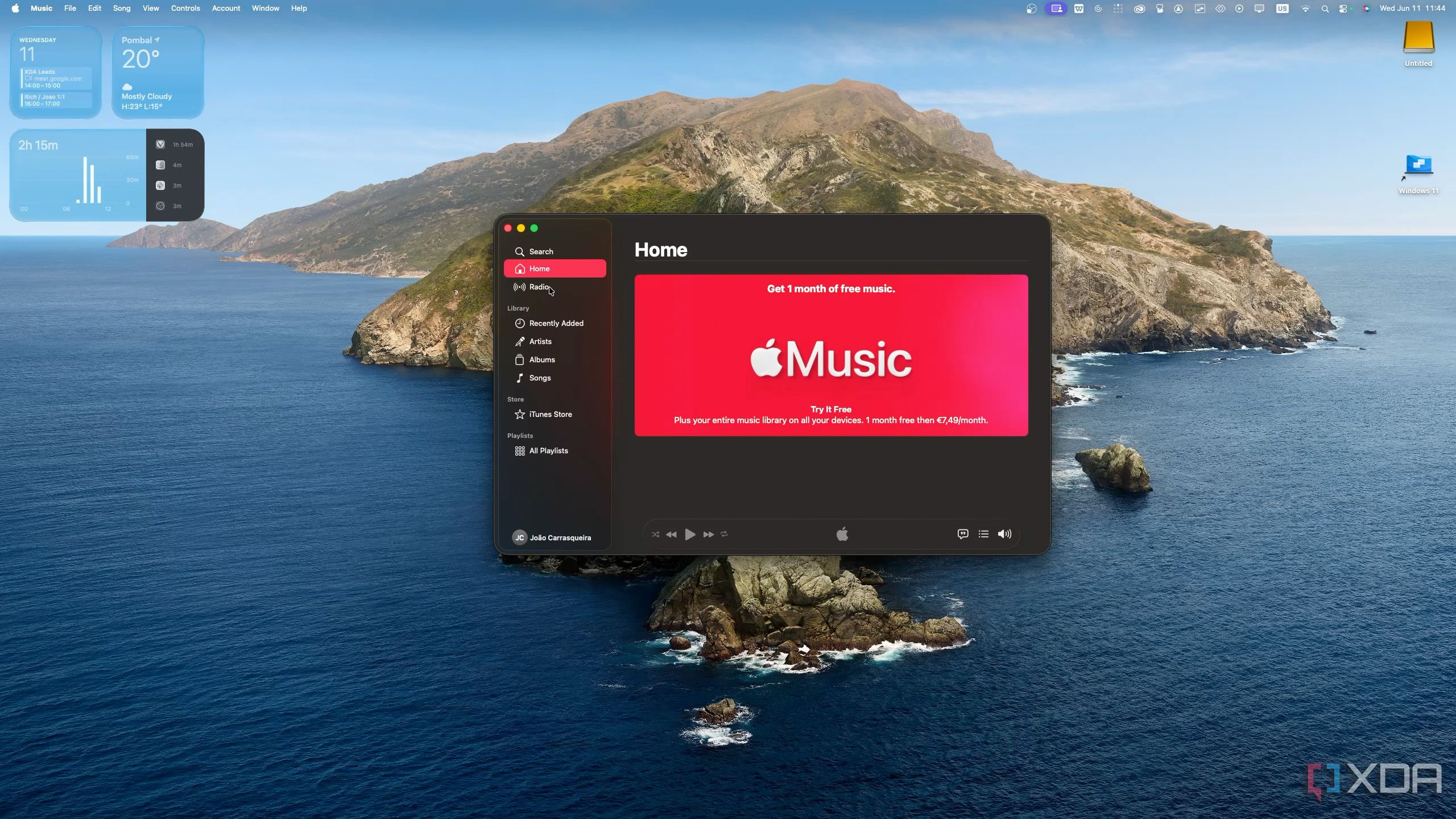 Screenshot of the Apple Music app on macOS 26 Tahoe