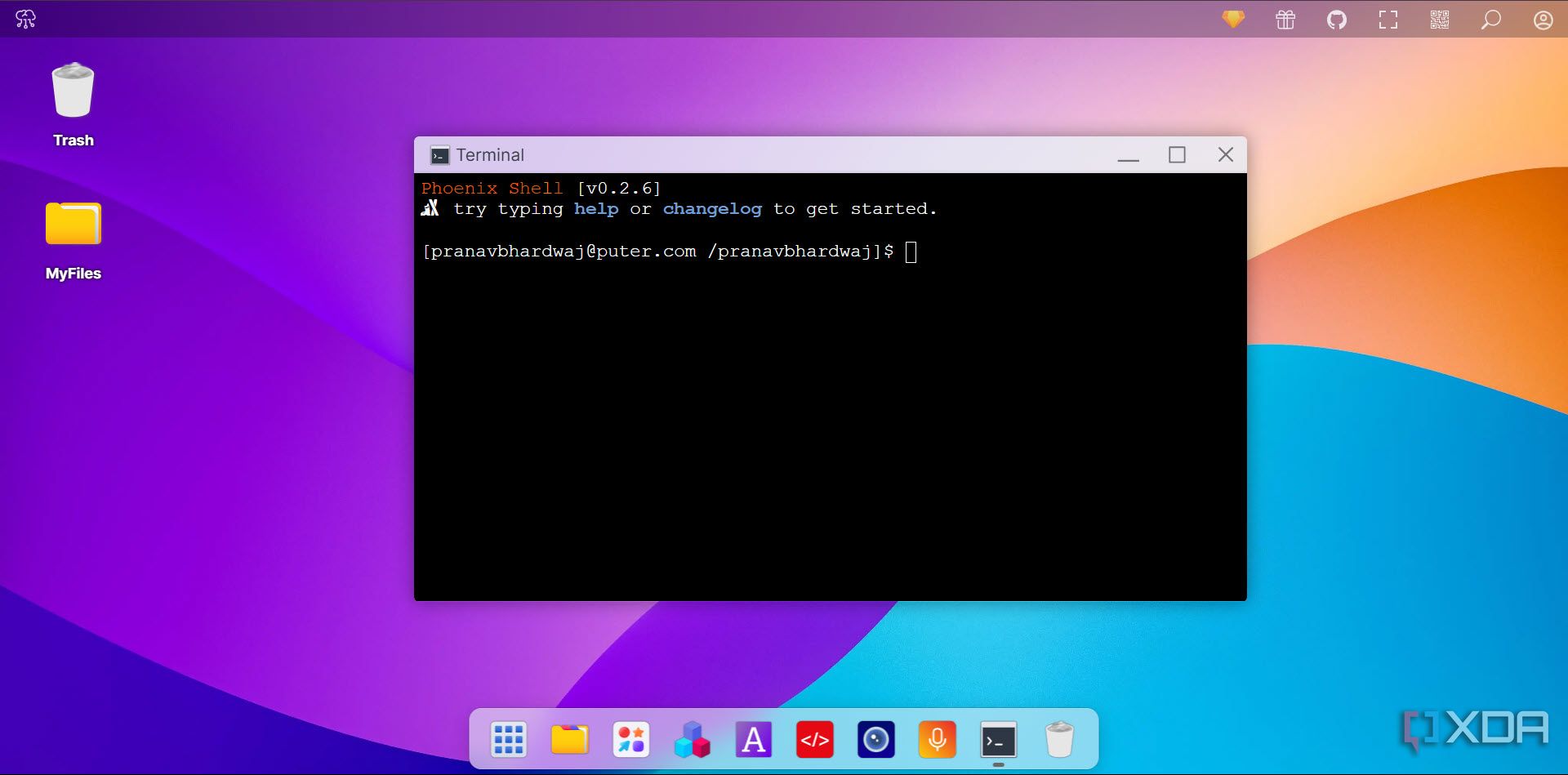 Terminal on Puter
