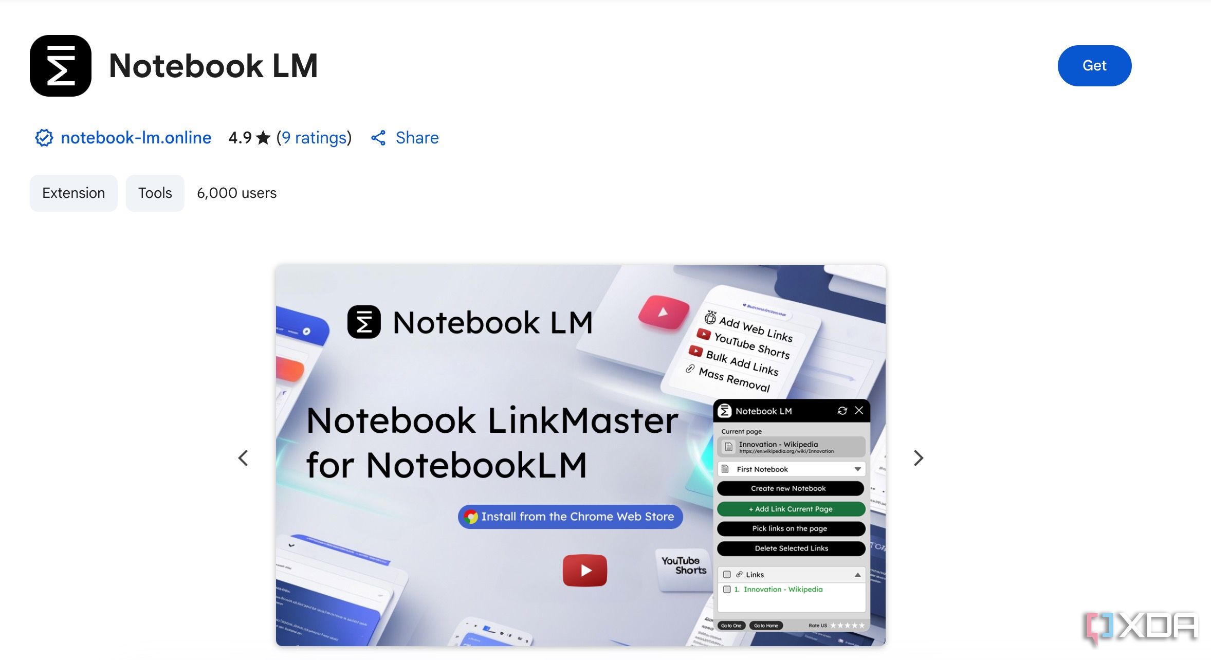 NotebookLM extensions