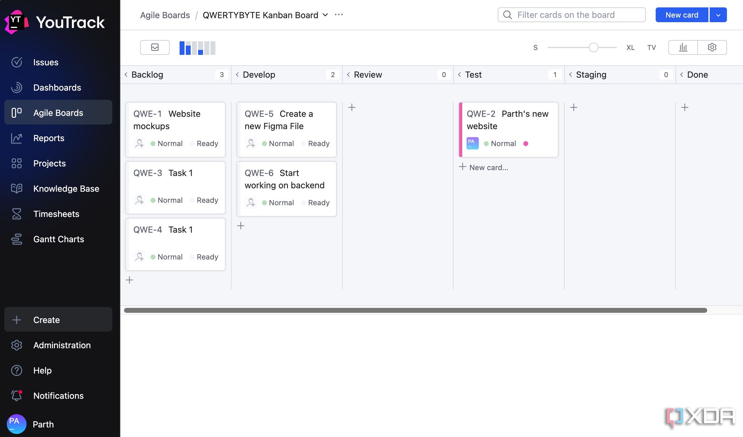 Kanban boards in YouTrack
