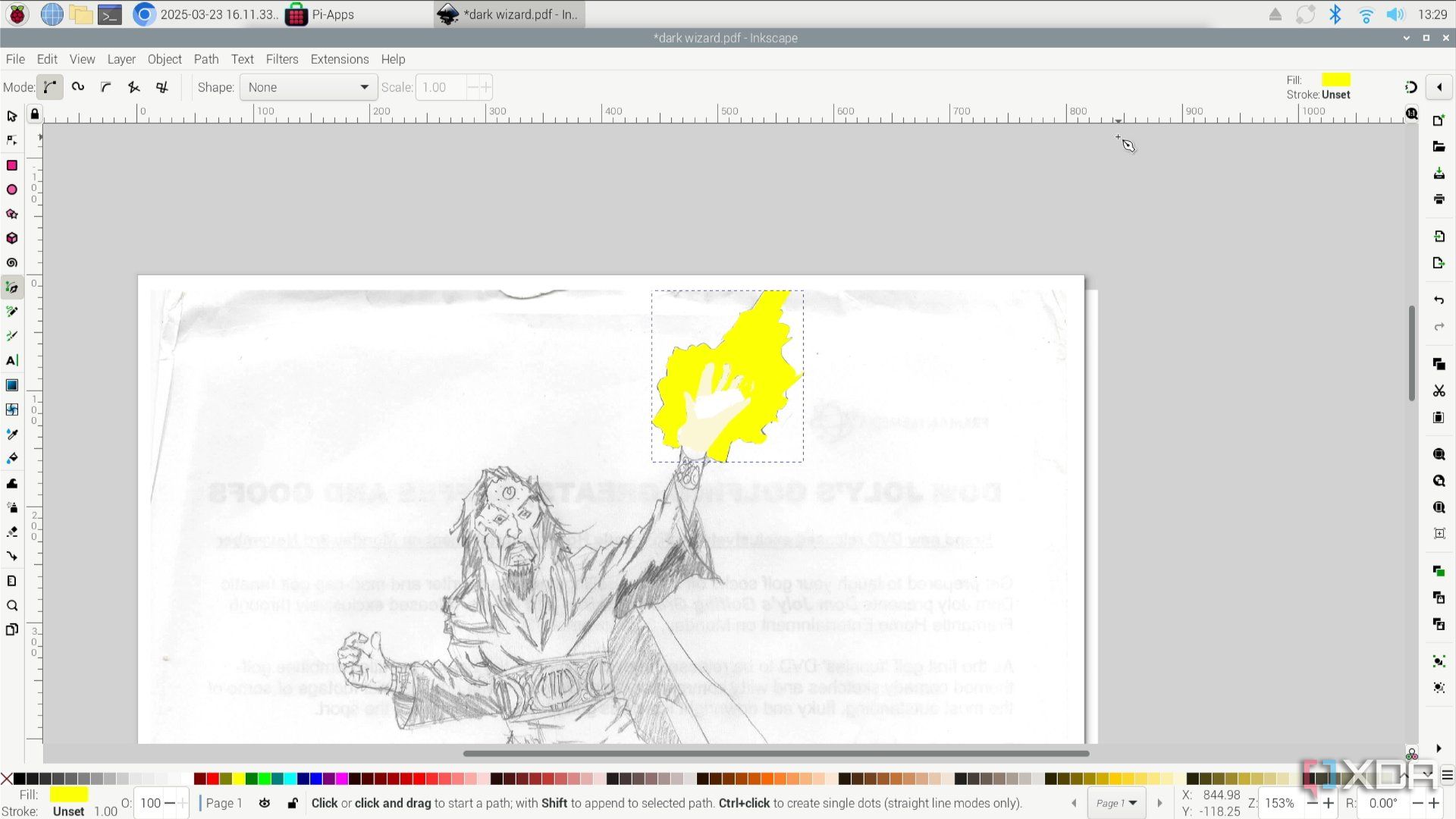 Inkscape vector illustration software