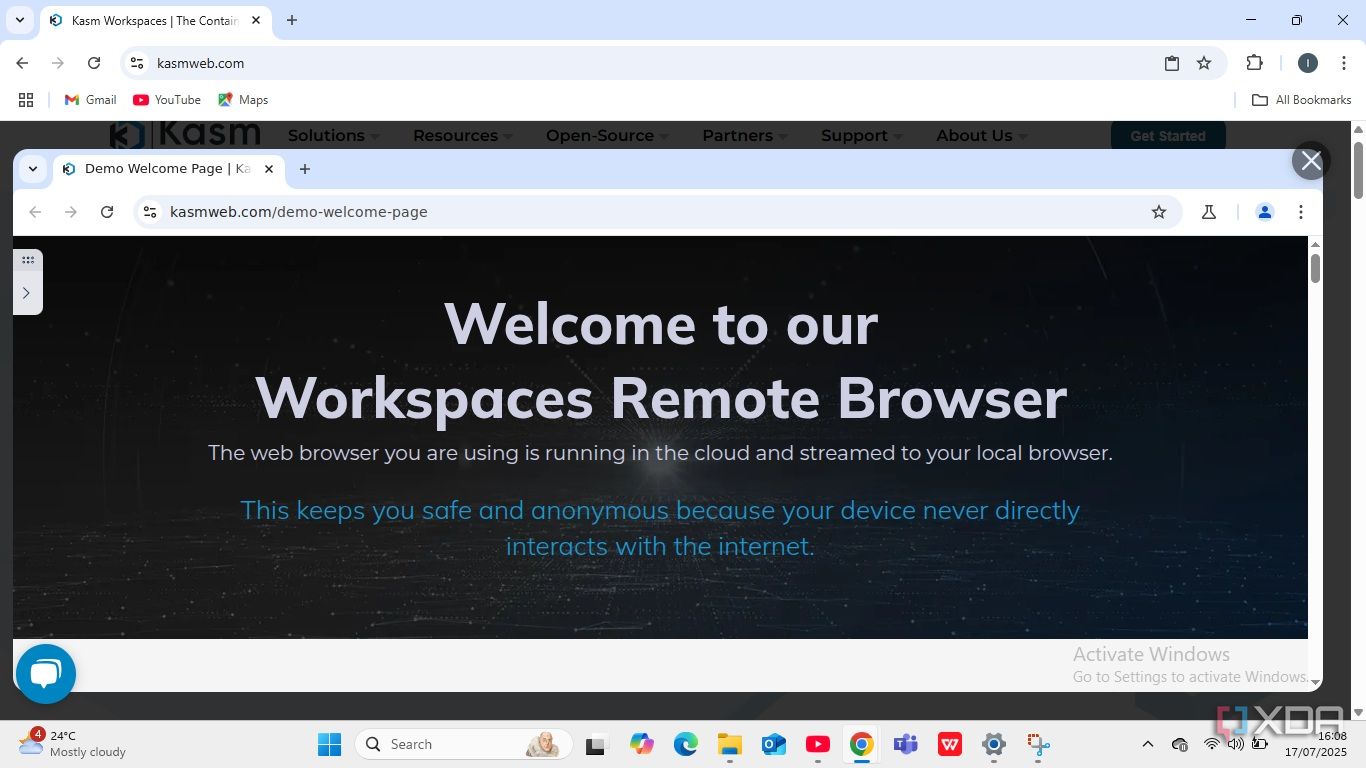 anonymous browsing for users