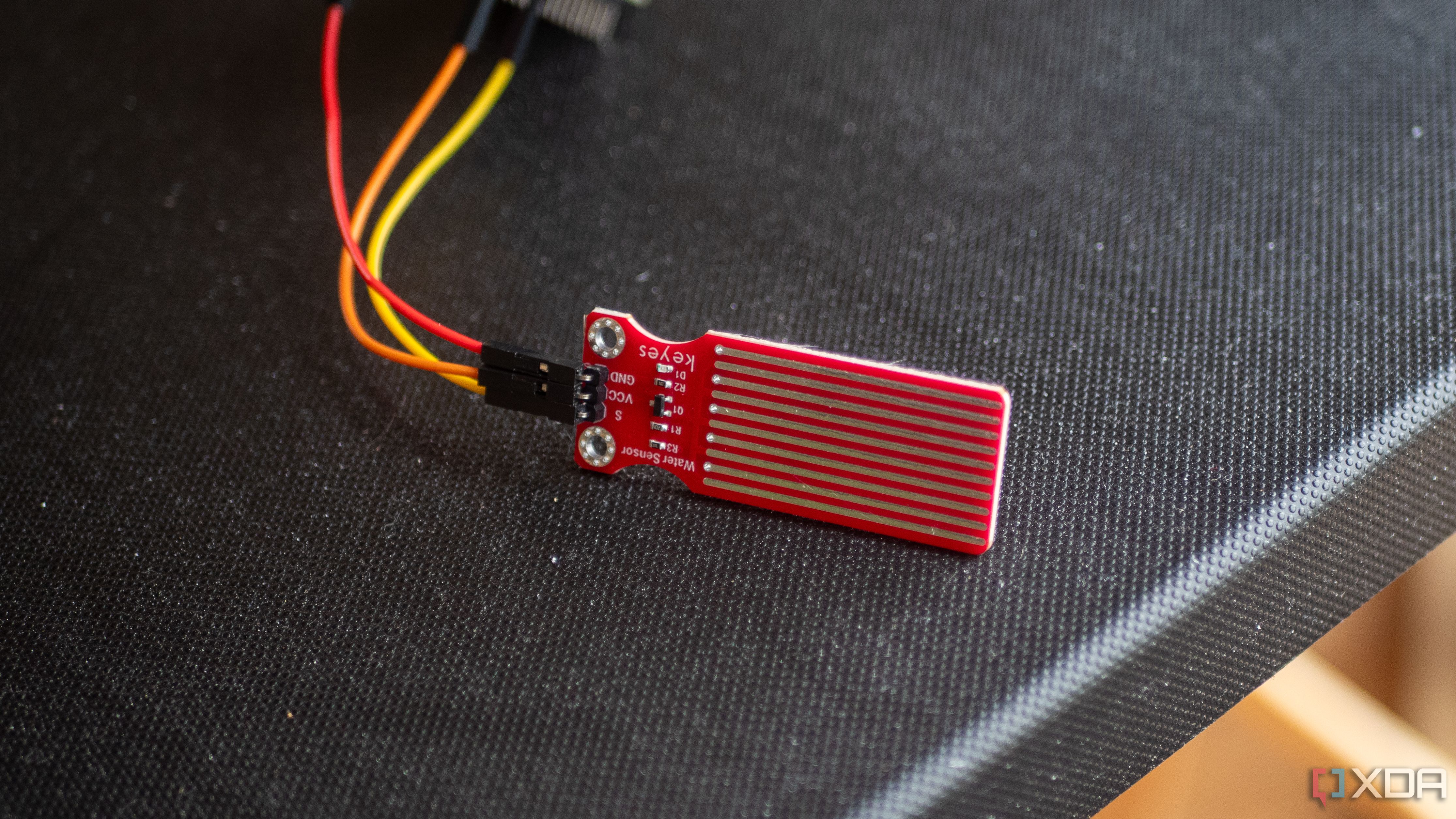 Water sensor connected to an ESP32
