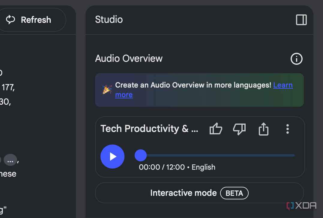 Google Calendar converted into NotebookLM Audio Overview