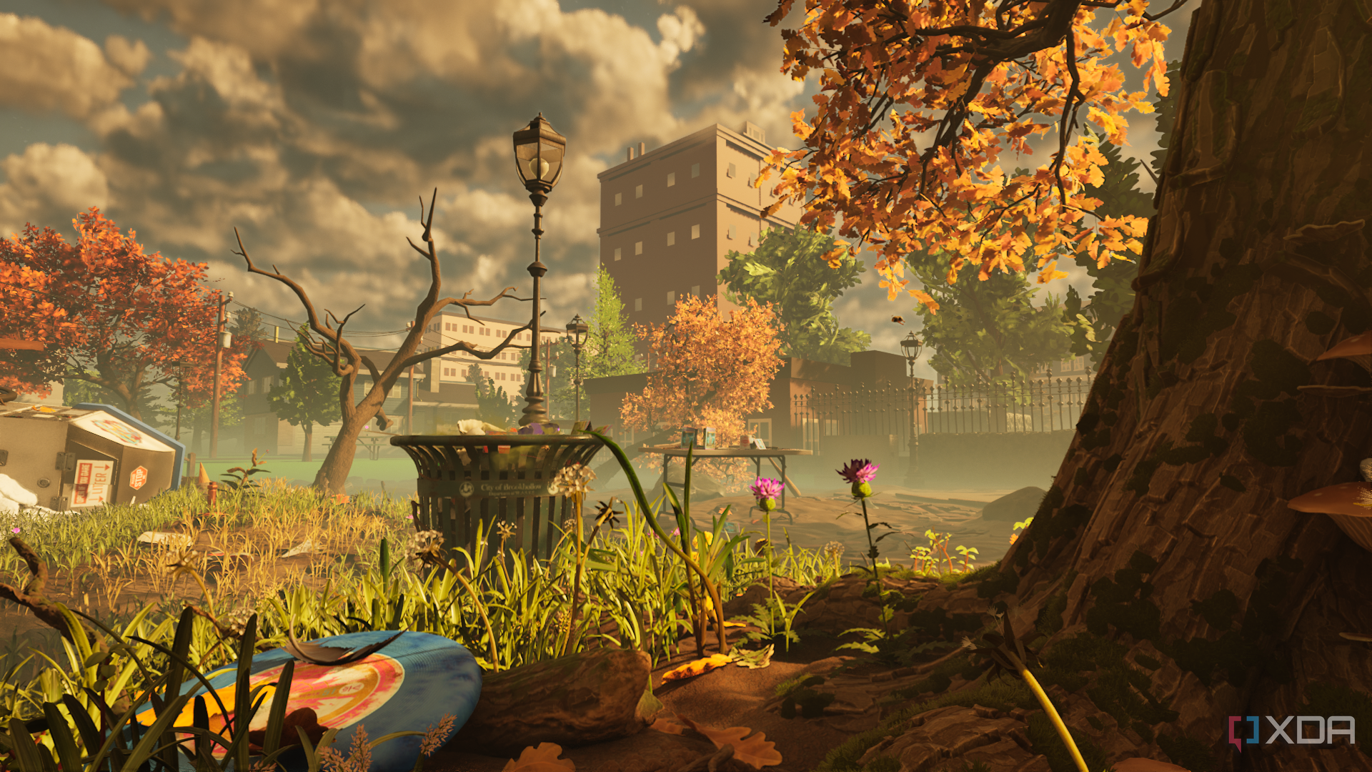 An overview of the park in Grounded 2