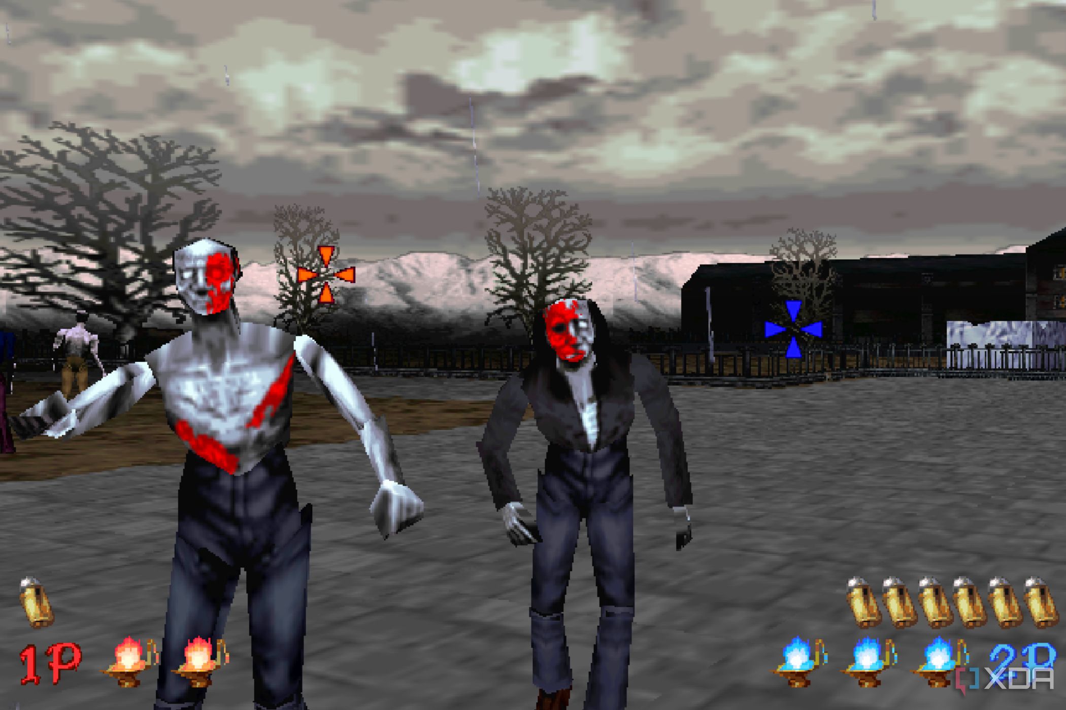 The opening mission in The House of the Dead game.
