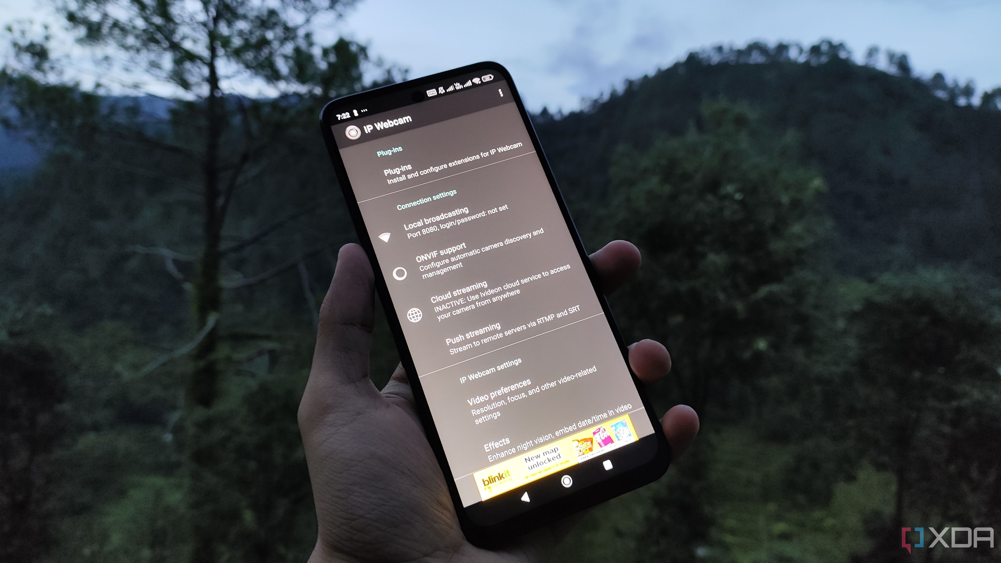 Installing IP Webcam on a phone