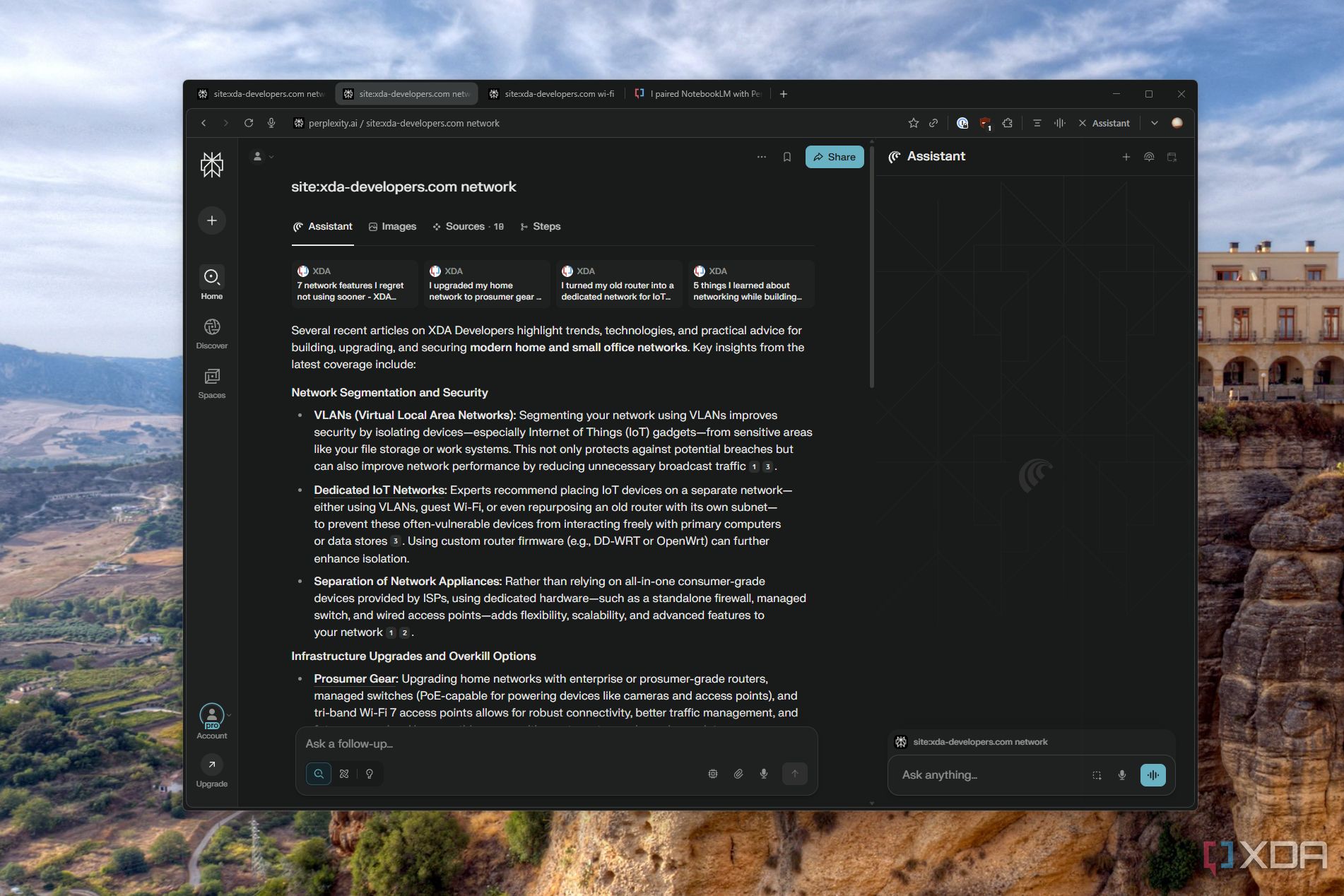 comet search results using some common search operators 