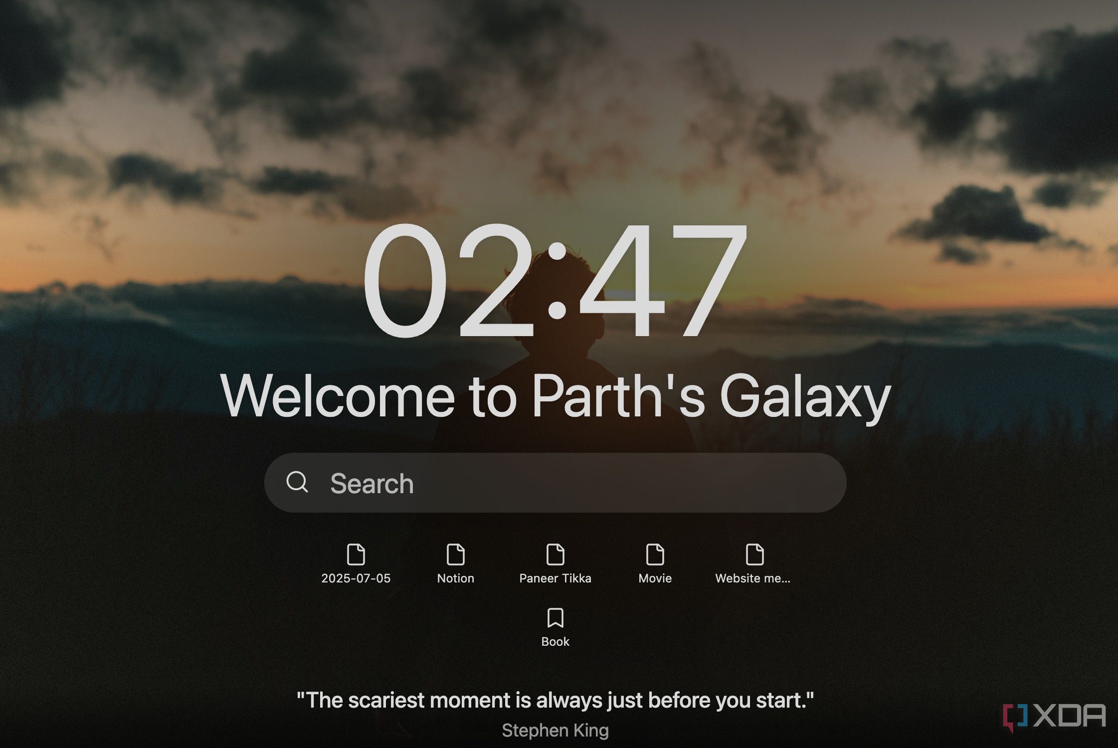 add a quote on Beautitab