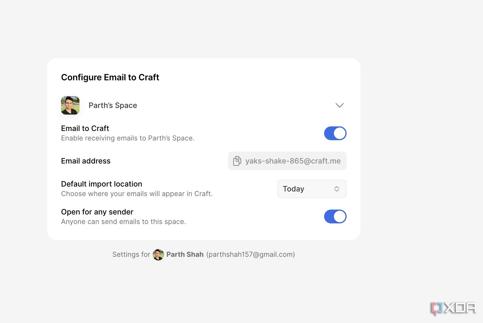 email to craft