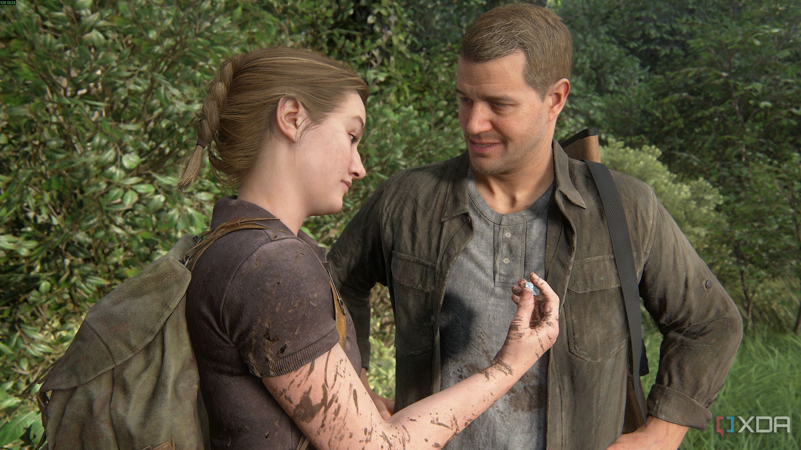 Abby and her father in The Last of Us Part II.