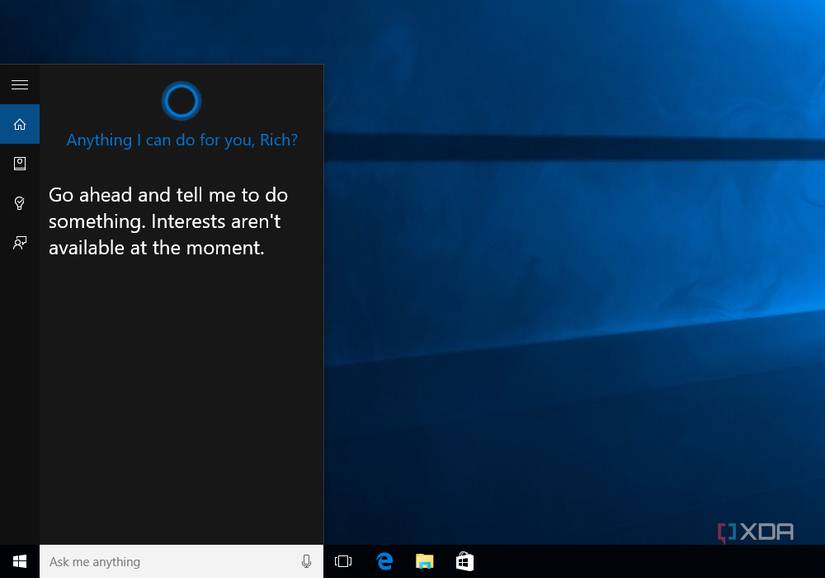 Cortana on Windows 10