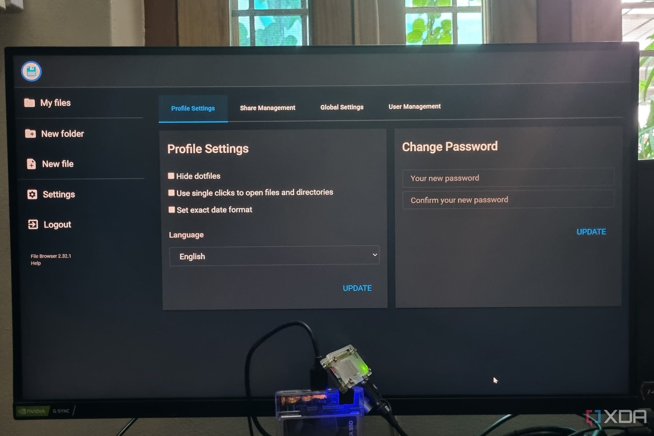 photo of a windows pc with file browser running in chrome