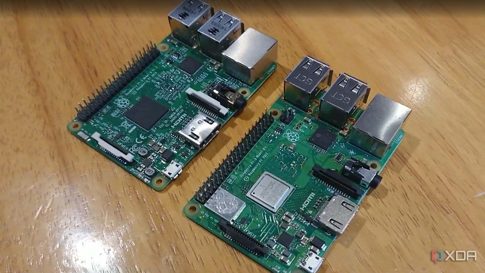 Raspberry Pi 3B and 3B+ models