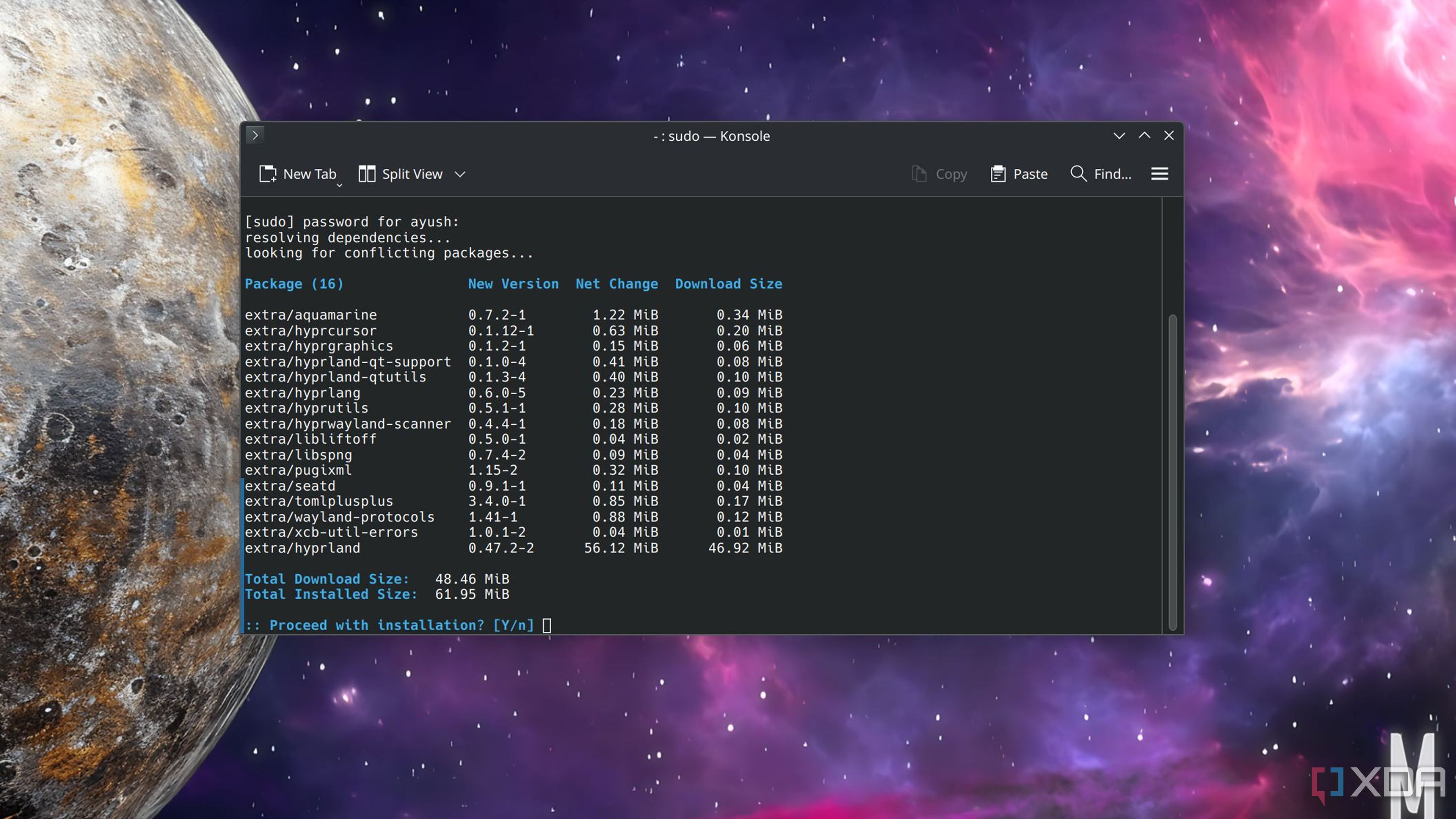 Installing Hyprland