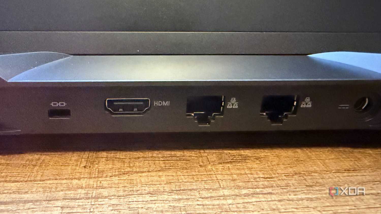 Rear ports on the Maingear Ultima 18.