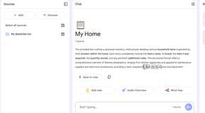 My Home in NotebookLM