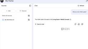 getting answers in NotebookLM