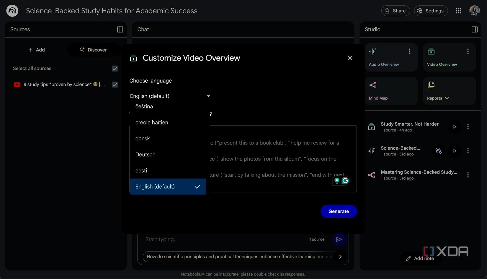 notebooklm customize video overview feature
