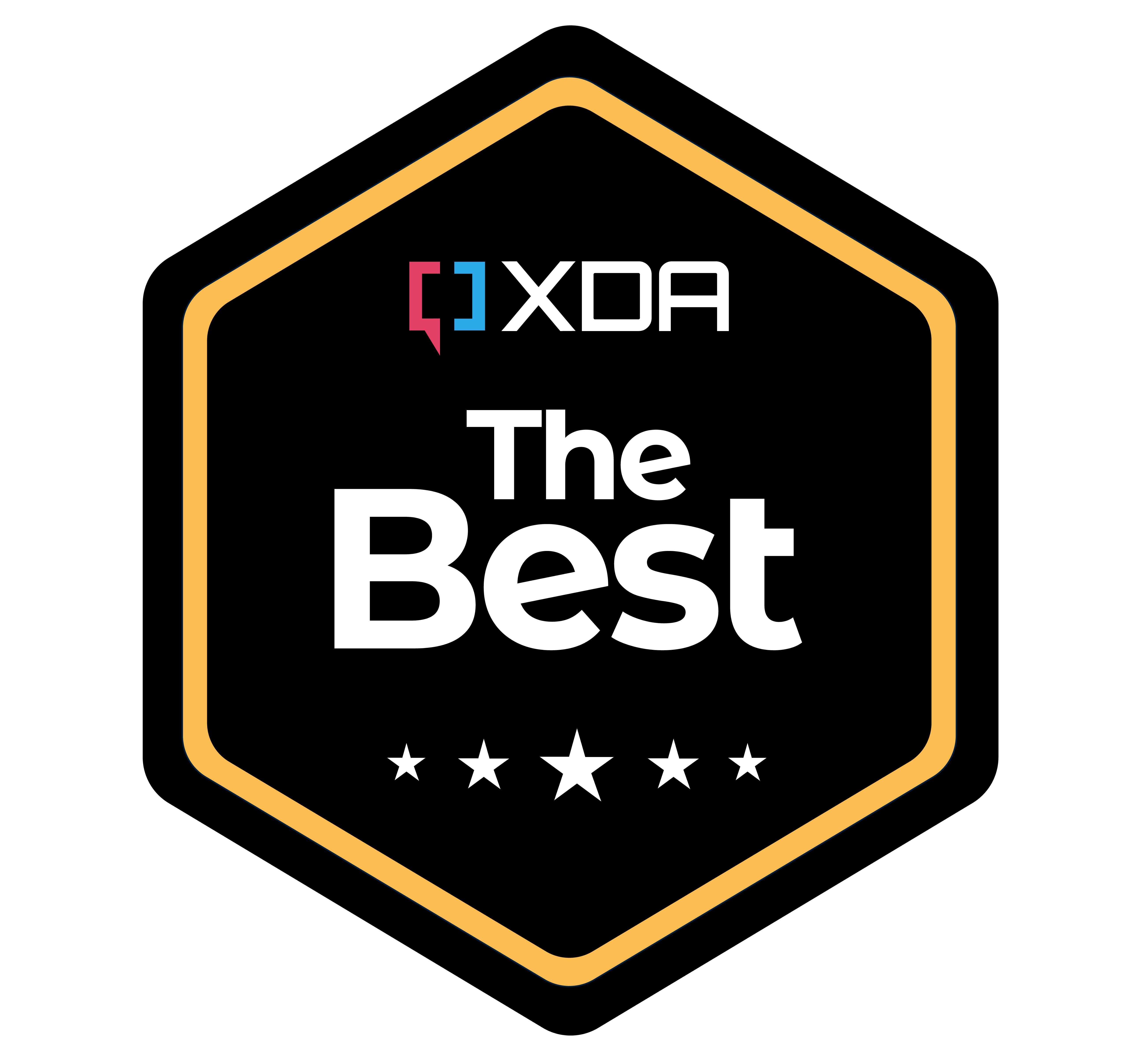 XDA thebest badge gold
